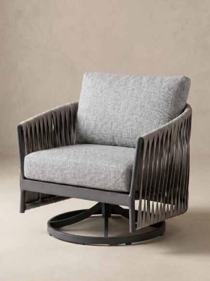 Corsica Wicker Swivel Chair