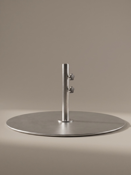 185 lbs. Galvanized Steel Plate Base
